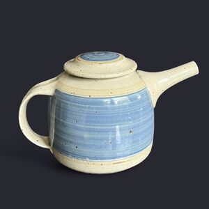 Signed Studio Art Stoneware Tea Pot by HAAS pottery